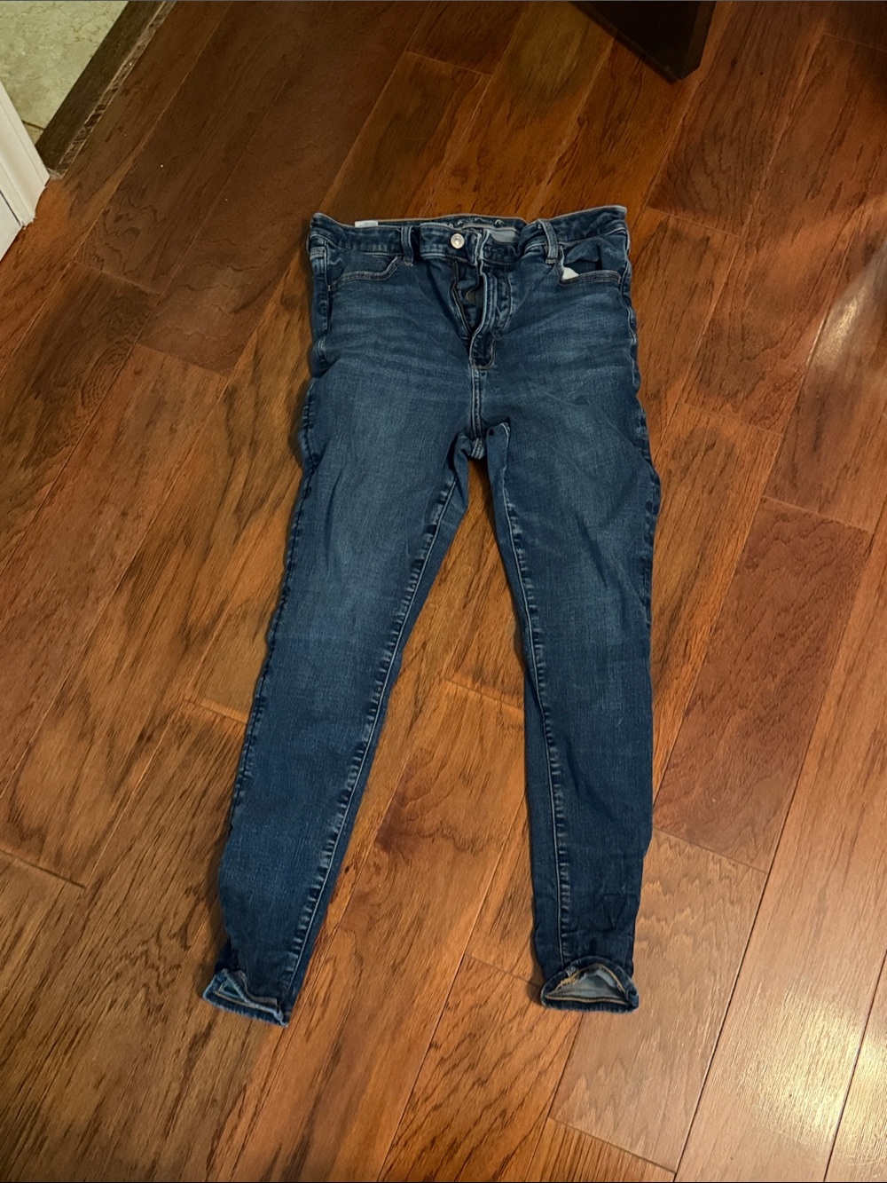 American Eagle Outfitters Dark Indigo Skinny Jeans for Women
